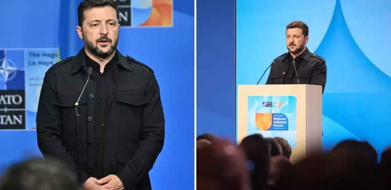 Zelenski 4 yıl ortadan sonra birinci kere kadro elbise giydi